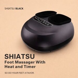 Shiatsu Foot massager W/ Heat & Timer-Luxury Health/Beauty
